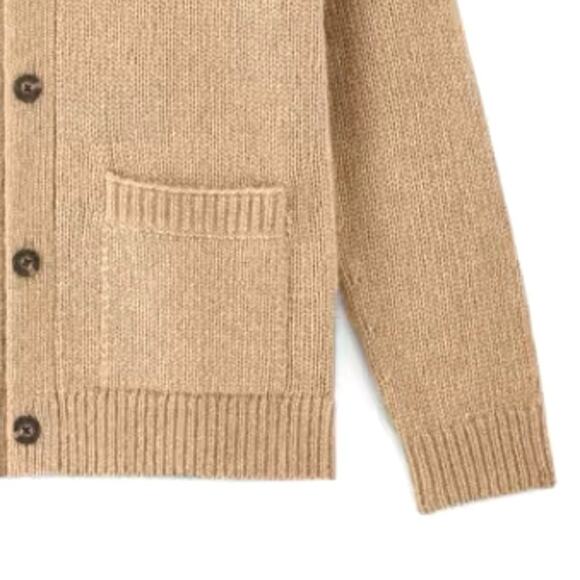 Everlane Merino Wool Alpaca Brown Cardigan | Size XL - Picture 3 of 8